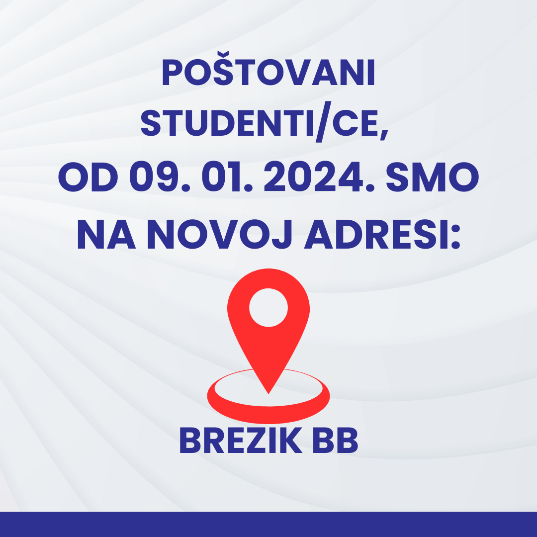 Nova adresa Univerziteta